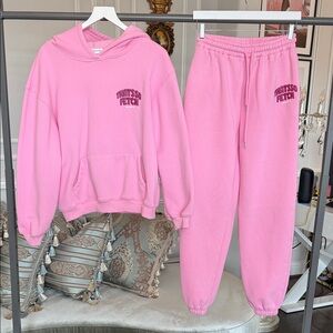 THATS SO FETCH SET SIZE SM Pink Hoodie and Sweatpants Set